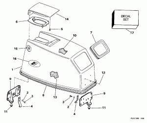 ������ ��������� (�����) - Evinrude (Engine Cover - Evinrude)