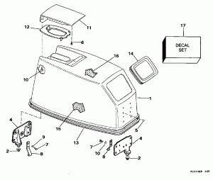 ������ ��������� (�����) - Johnson (Engine Cover - Johnson)