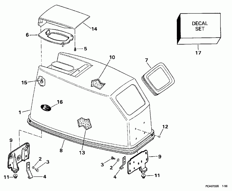 ��������� ����� EVINRUDE E40TLEUC 1997  - Evinrude - Rope Start Only