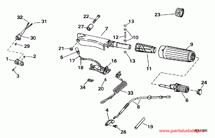 ��������� ����� EVINRUDE E50ESLEUR 1997  - take ��������� / take Manifold