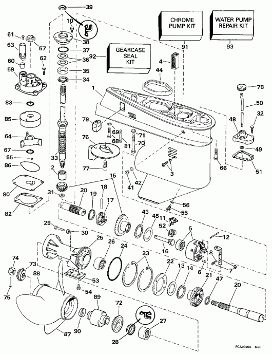 �������� ����� Evinrude E60TTLEUA 1997  - arcase