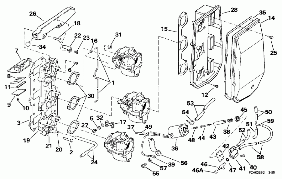 �������� ����� EVINRUDE E60TTLEUA 1997  - take ���������