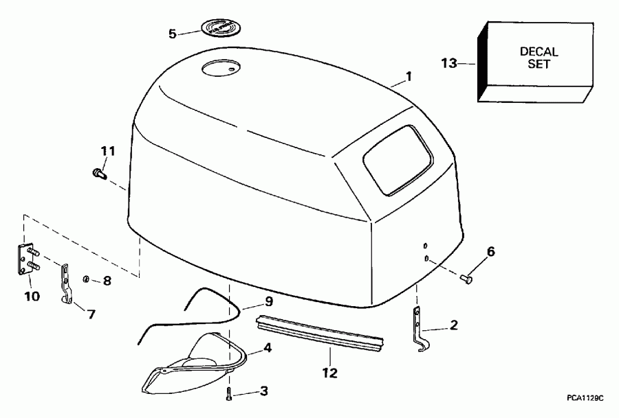 ��������� �������� ����� Evinrude E8FREUR 1997  - Johnson