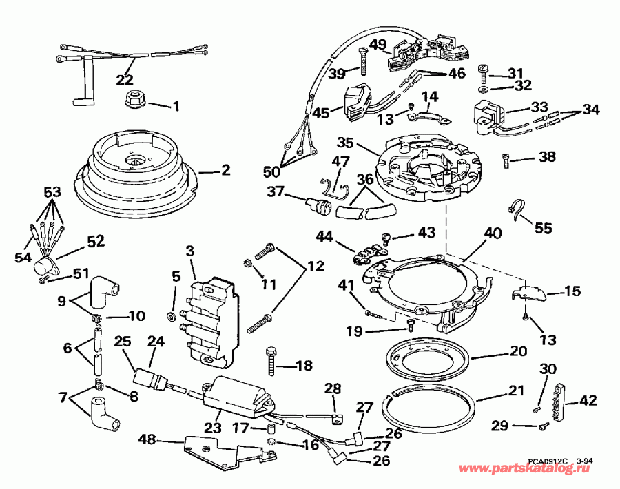 ��������� ��������� Evinrude E8REUC 1997  - nition - nition