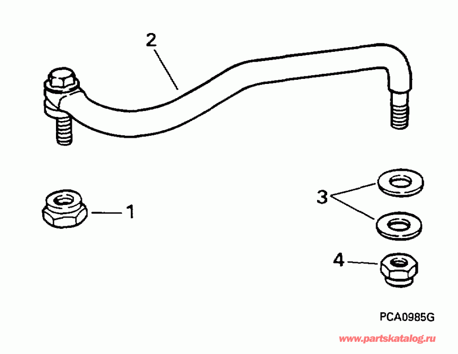 ��������� EVINRUDE HE10FTLEUR 1997  - eering Link Kit / ee������ ����������� Kit