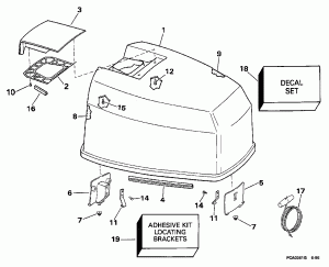 ������ ��������� (�����) - Johnson (Engine Cover - Johnson)