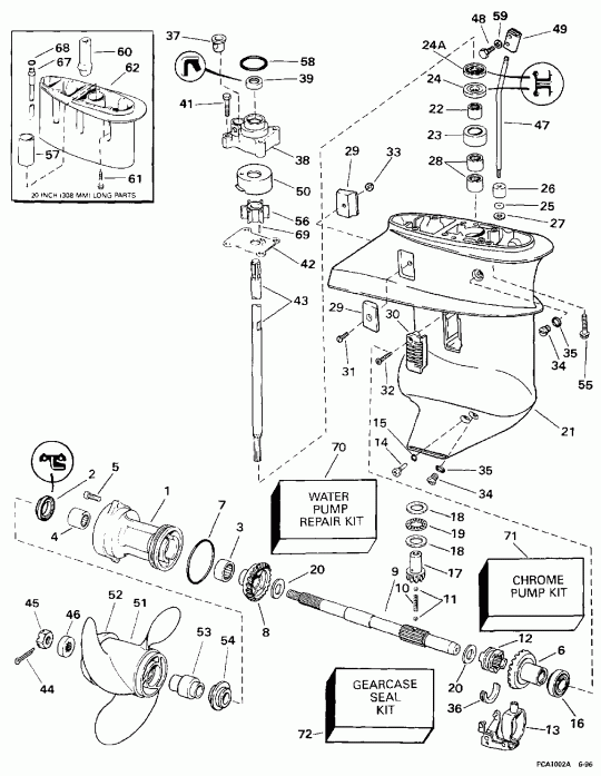 ��������� ��������� Evinrude HE15RPW 1997  - arcase / arcase