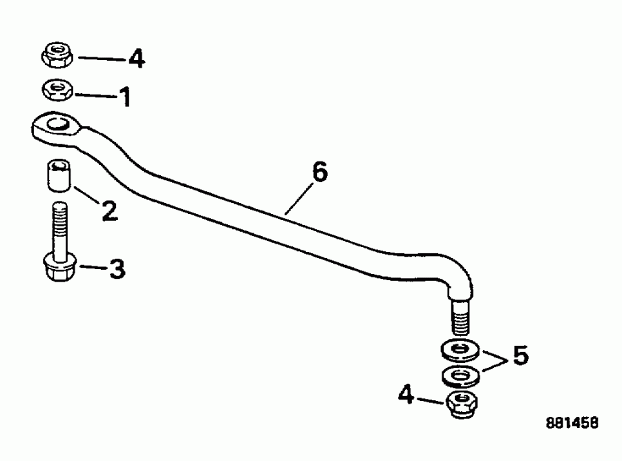  EVINRUDE HE55WMLZ 1997  - ee  Kit - eering Link Kit