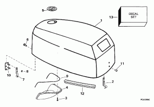 ������ ��������� (�����) - Johnson (Engine Cover - Johnson)