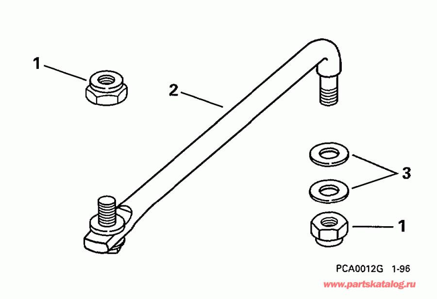 ��������� �������� ����� Evinrude L115GLEUC 1997  - ee������ ����������� Kit / eering Link Kit