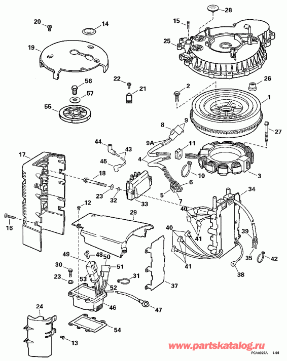 ��������� ����� Evinrude L150GLEUR 1997  - nition System