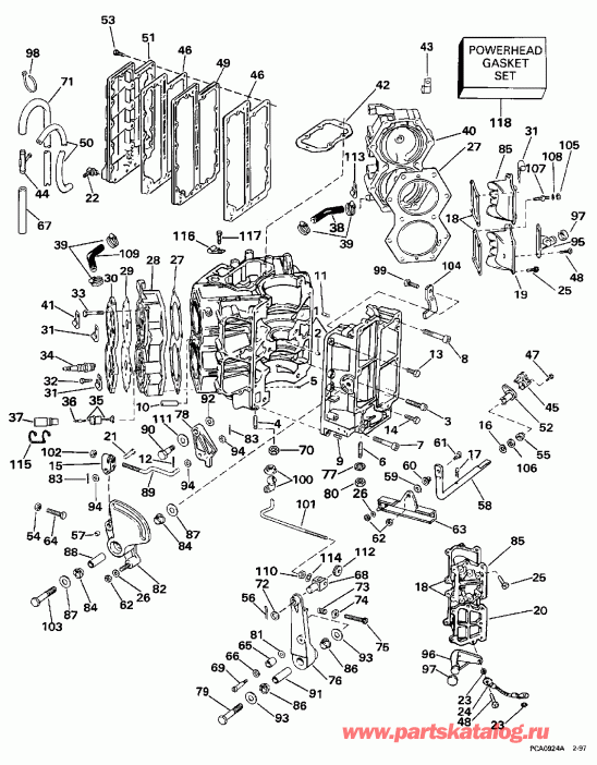 ��������� ��������� ������� SE100WMPLZ 1997  - linder & ������ ��������� / linder & Crankcase