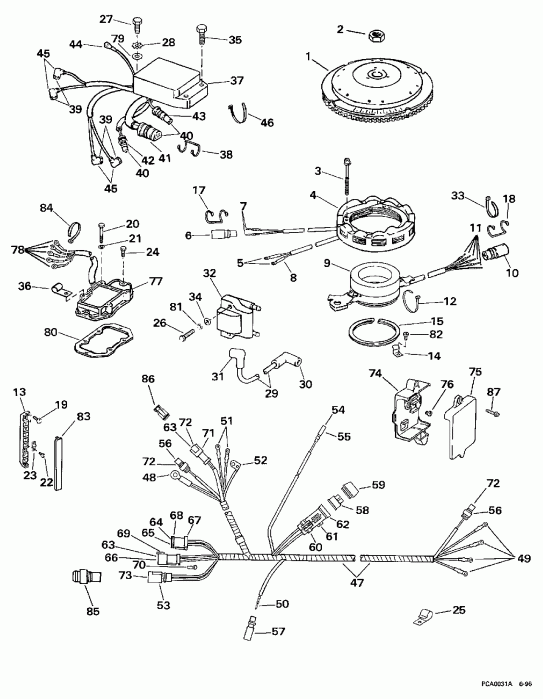  EVINRUDE SE100WTPLZ 1997  - nition System / nition System