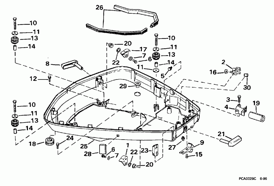 ��������� �������� ����� Evinrude SE100WTPLZ 1997  - wer ������ ��������� (�����)