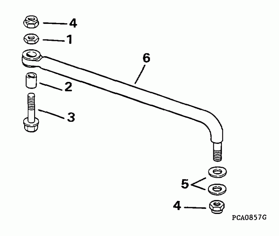 ��������� ����� EVINRUDE SE100WTPLZ 1997  - eering Link Kit