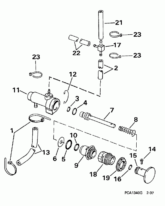 ��������� EVINRUDE SE105RWLP 1997  - imer Pump