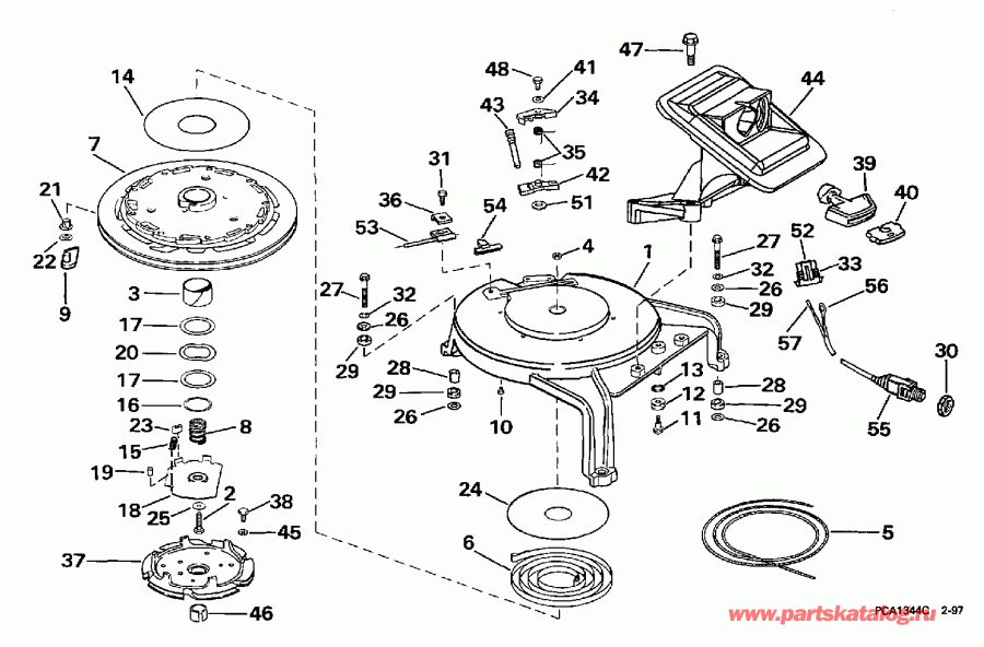 �������� ����� Evinrude SE105RWLP 1997  - wind �������
