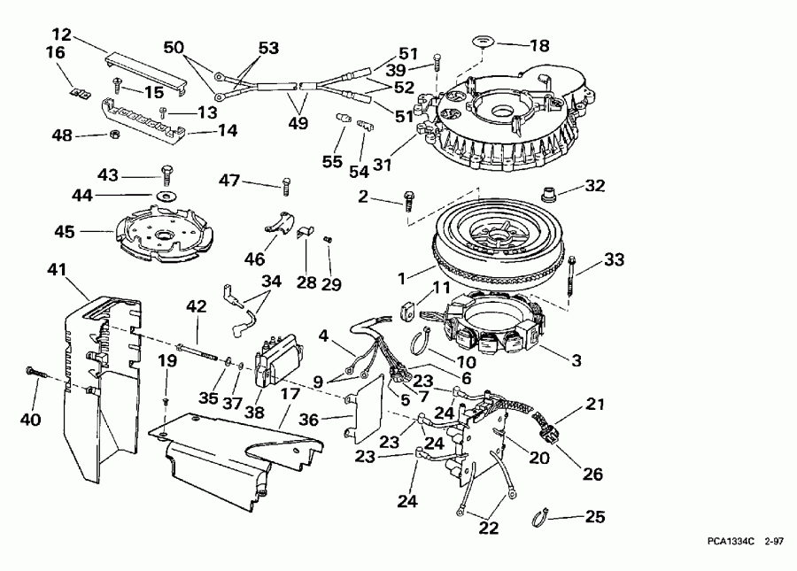  EVINRUDE SE105RWYP 1997  - nition System