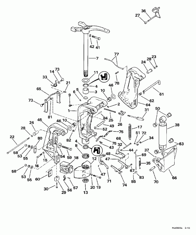 ����� ������� SE125RWYJ 1997  - ern & Swivel Bracket