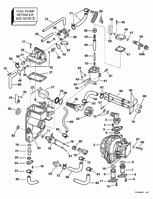 ��������� �������� ����� ������� SE150WTPLT4 1997  - el Bracket & Components