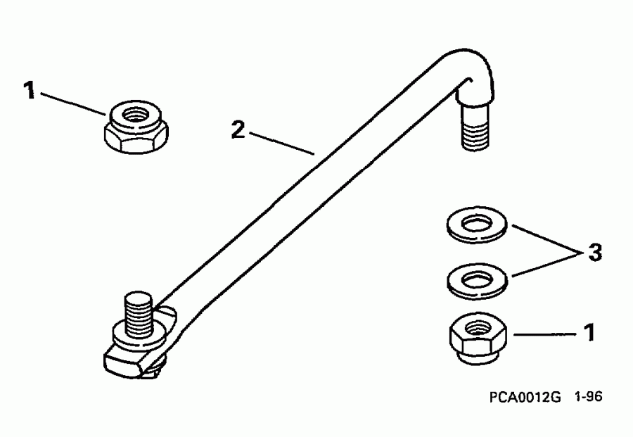 ��������� �������� ����� Evinrude SE150WTPLT 1997  - eering Link Kit