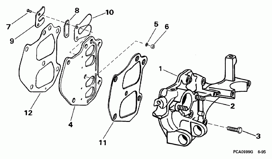 ��������� ��������� EVINRUDE SE15RPLW 1997  - take Manifold - take ���������