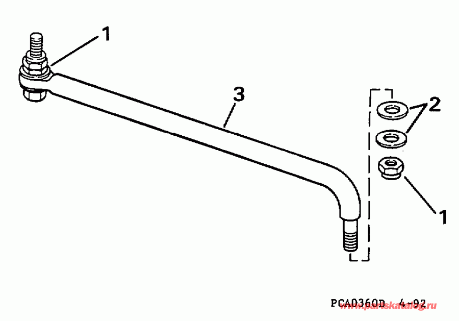 �������� ��������� ����� Evinrude SE200WTPLS 1997  - ee������ ����������� Kit - eering Link Kit