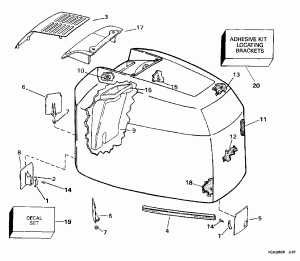   () - Evinrude (Engine Cover - Evinrude)