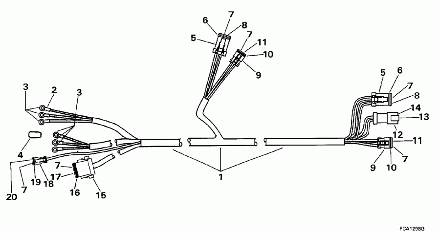 ��������� �������� ����� Evinrude SE200WTPXS 1997  - 20 ��� - 20 Ft.