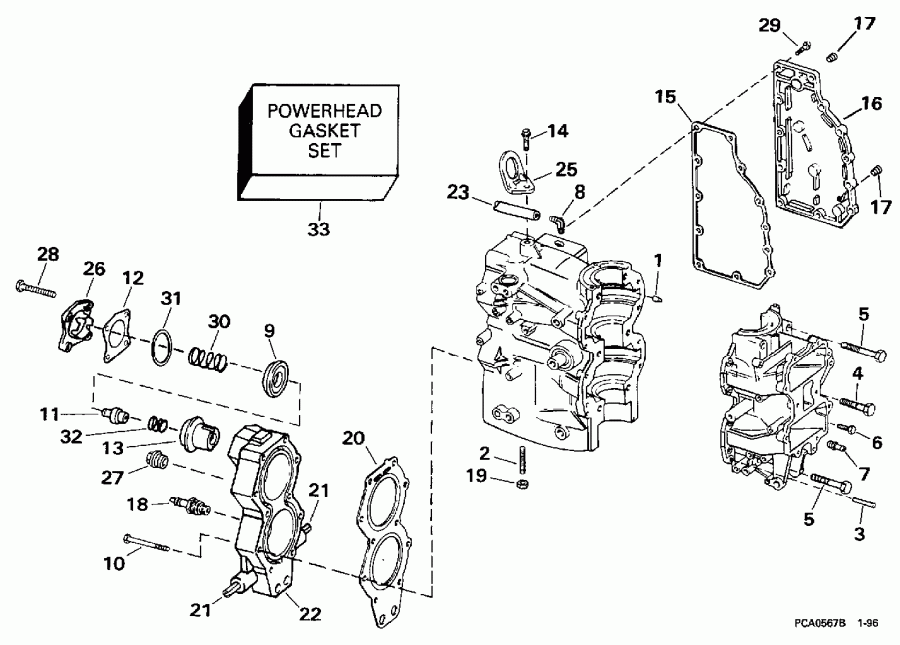  ������� SE40RSLD 1997  - linder & ������ ��������� / linder & Crankcase