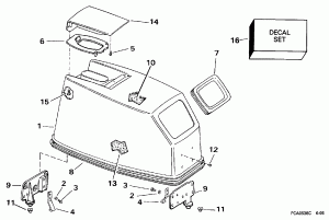 ������ ��������� (�����) - Evinrude (Engine Cover - Evinrude)