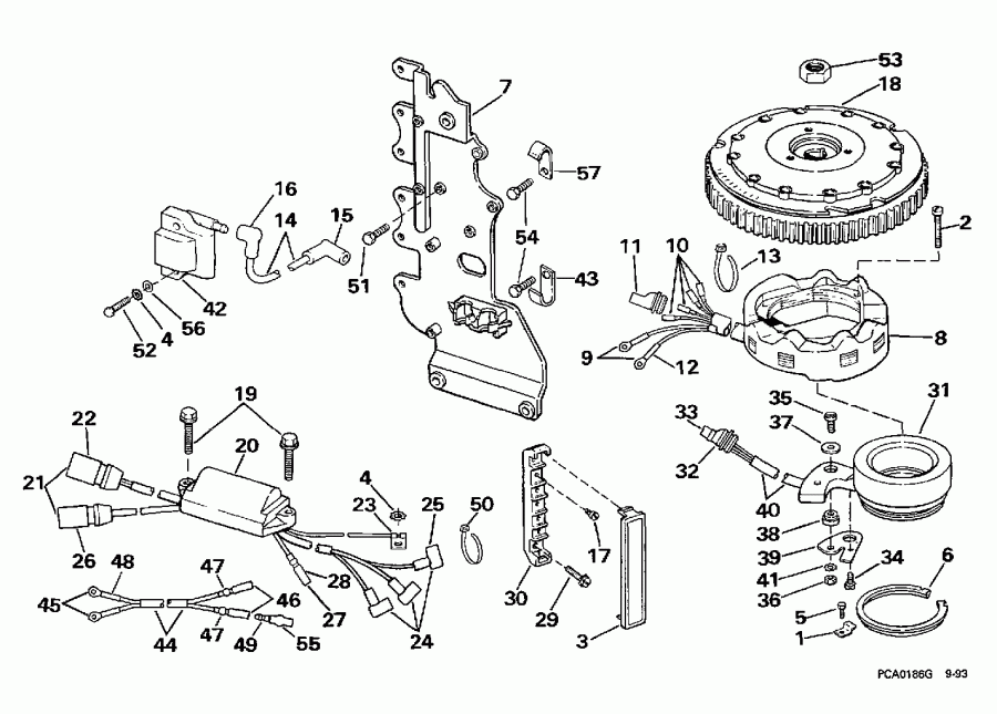 ��������� ����� EVINRUDE SE65RSYZ2 1997  - nition System / nition System