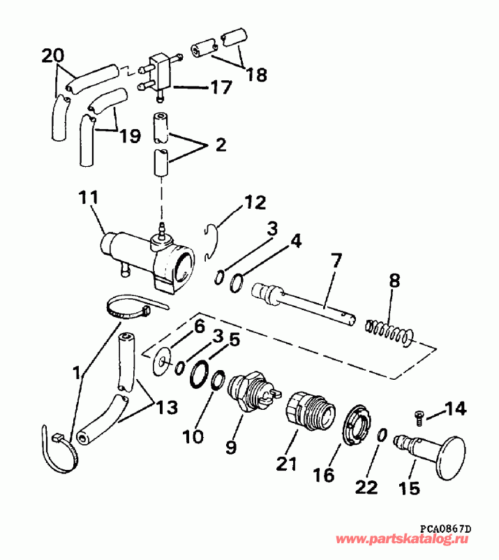 ��������� EVINRUDE SE65RSYZ2 1997  - nual Primer System / nual Primer System
