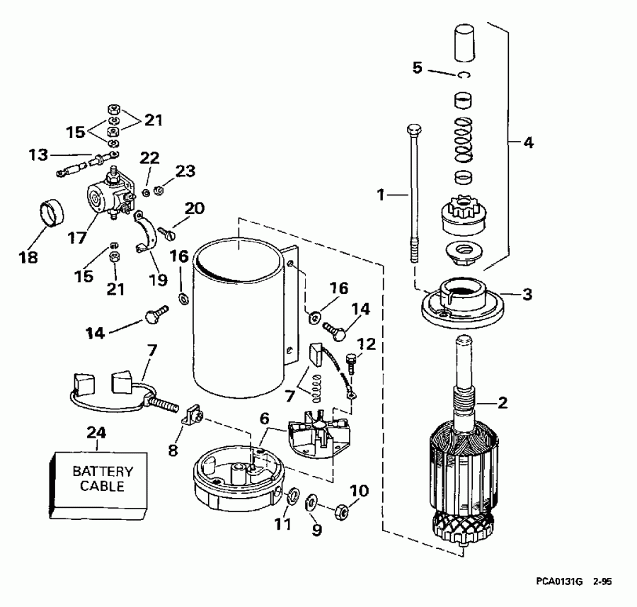 ��������� ��������� EVINRUDE SE65WMYZ2 1997  - ectric �������