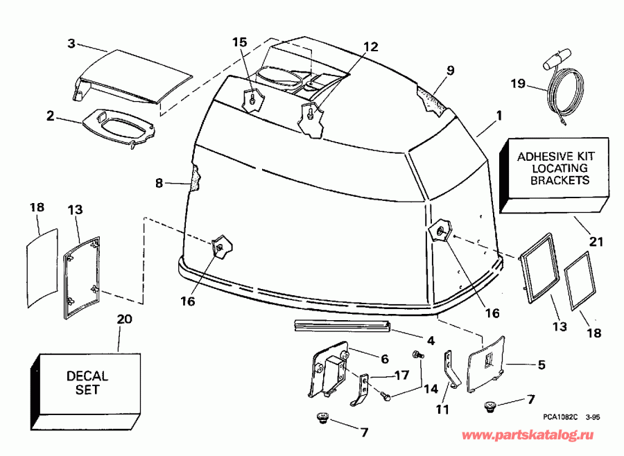 �������� ����� EVINRUDE XE115HXEUA 1997  - Evinrude / Evinrude