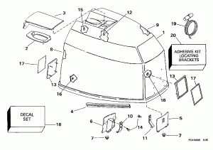 ������ ��������� (�����) - Johnson (Engine Cover - Johnson)