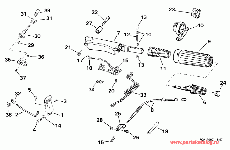 ����� ������� BE15FDLECM 1998  - ee������ & ������������� Handle - eering & Shift Handle