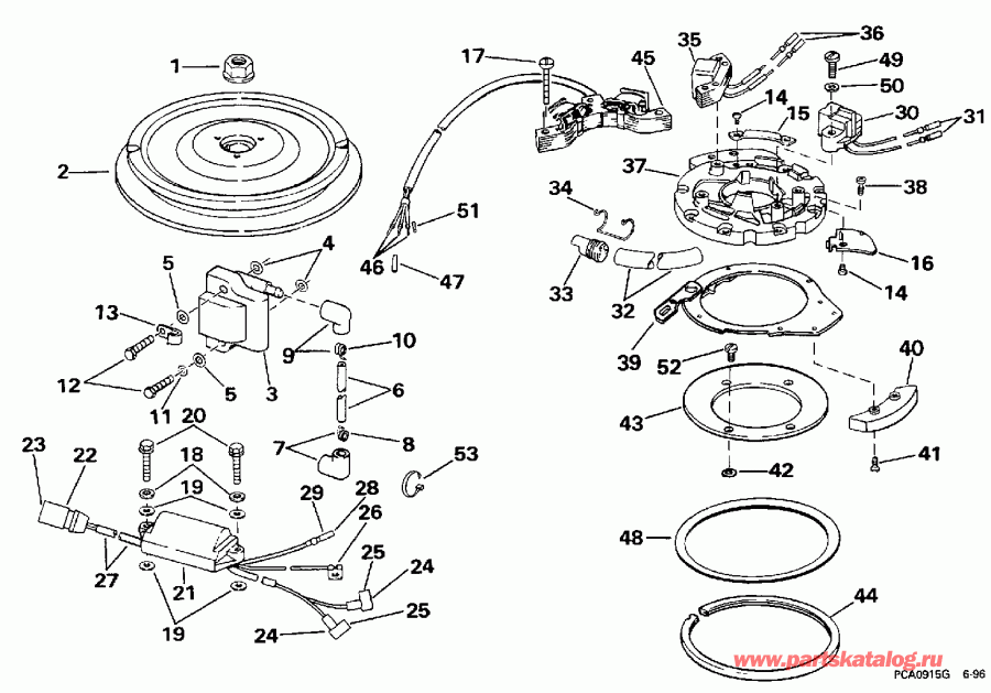 ����� EVINRUDE BE20SRECB 1998  - nition - nition