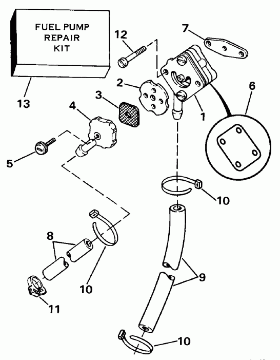 �������� ����� EVINRUDE BE225SLECS 1998  - nition System - nition System