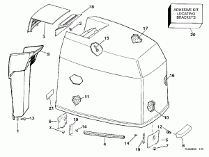 ������ ��������� (�����) -- Evinrude (Engine Cover -- Evinrude)