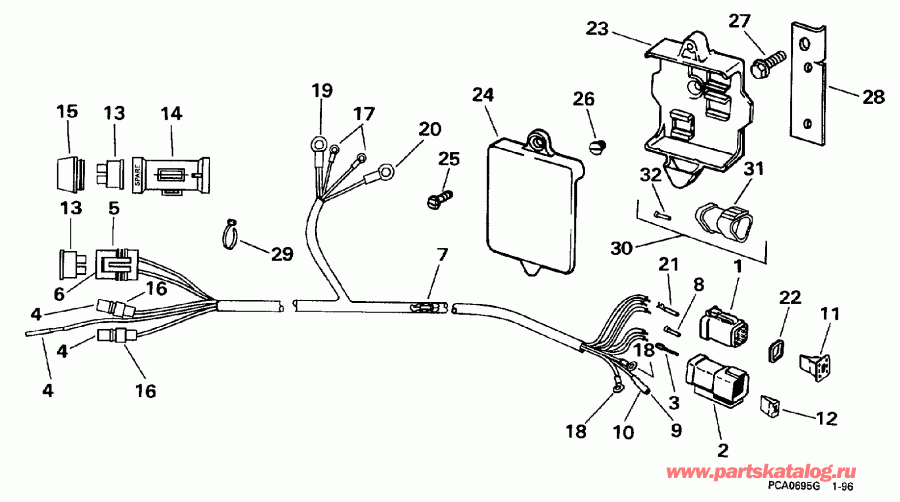 �������� ��������� ����� ������� BE25ELECE 1998  - tor ������ Assembly / tor Cable Assembly