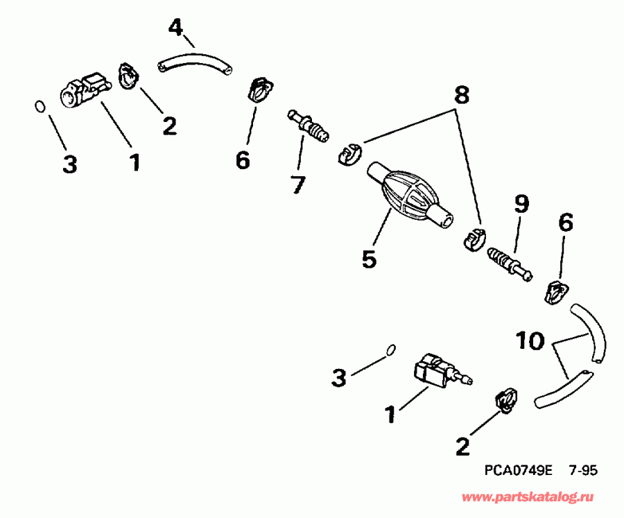 �������� ����� ������� BE25KECA 1998  -  5/16 In. I.d.