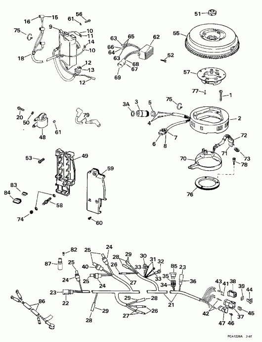 ��������� ����� Evinrude BE25QLECA 1998  - Tnt -  Tnt