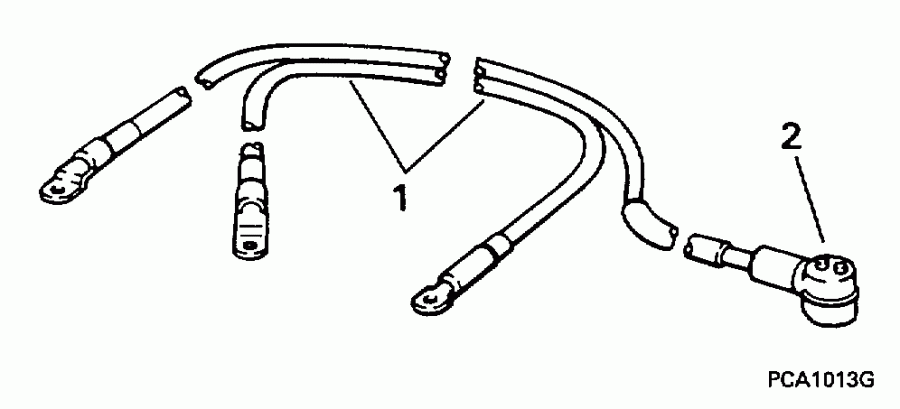 ��������� �������� ����� Evinrude BE30EECS 1998  - ttery Cable