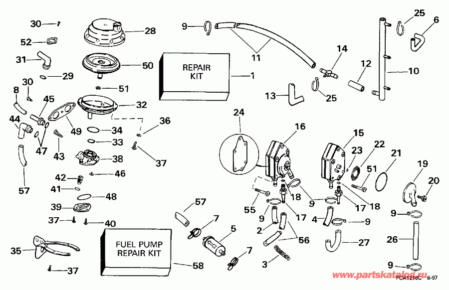 �������� ����� Evinrude BE35KECA 1998  - el System