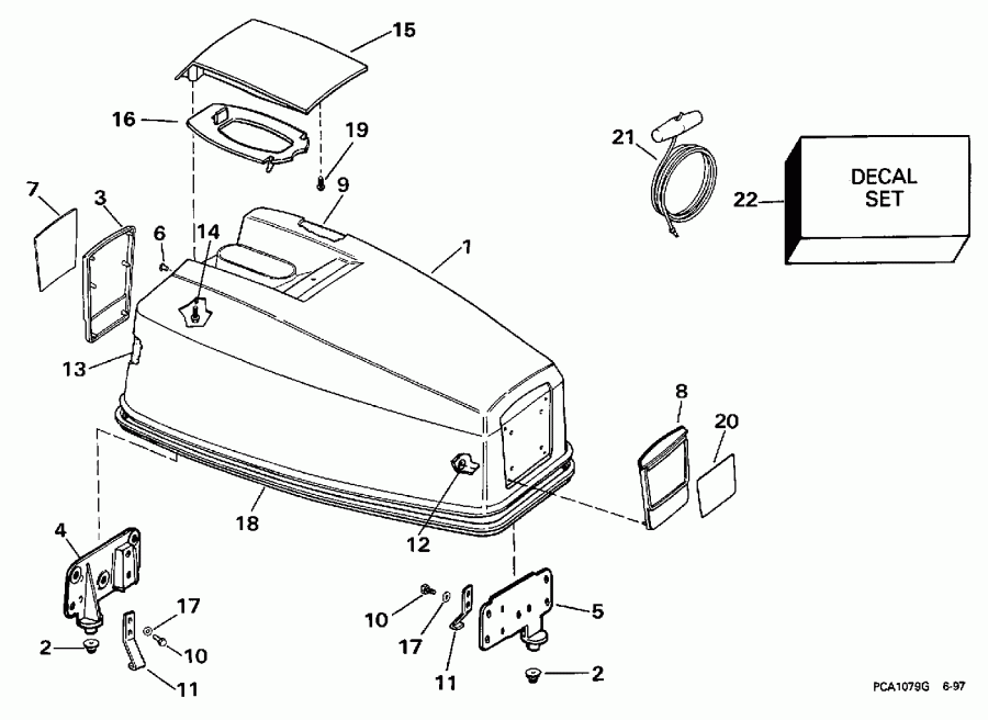 ��������� Evinrude BE40EECR 1998  -  Evinrude -- Electric Start Only / Evinrude -- Electric Start Only
