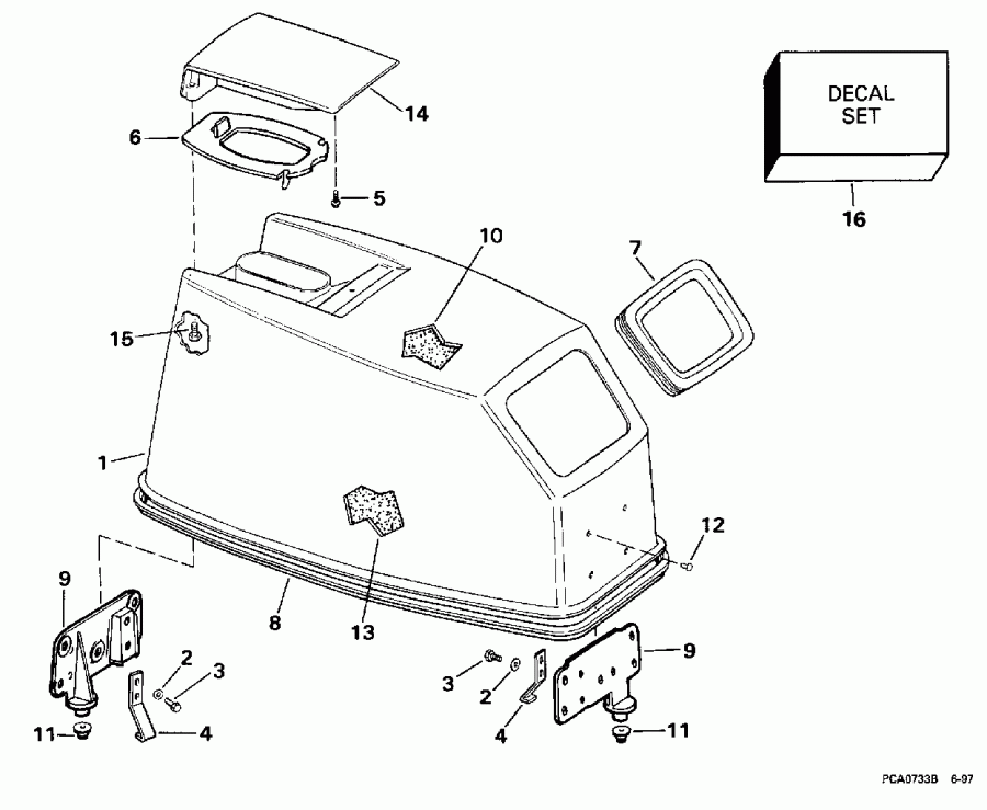 �������� ����� Evinrude BE50RLECR 1998  -  Evinrude -- Rope Start Only / Evinrude -- ���� Start Only
