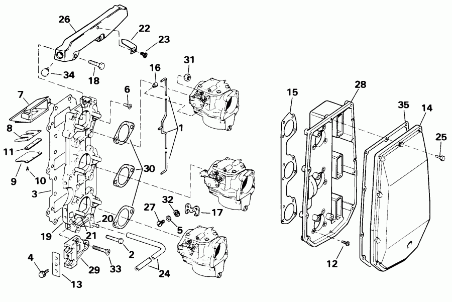 ��������� ����� Evinrude BE60TLECM 1998  - take ���������