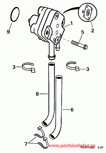 �������� ��������� ����� Evinrude BE8FRBECA 1998  - el �����