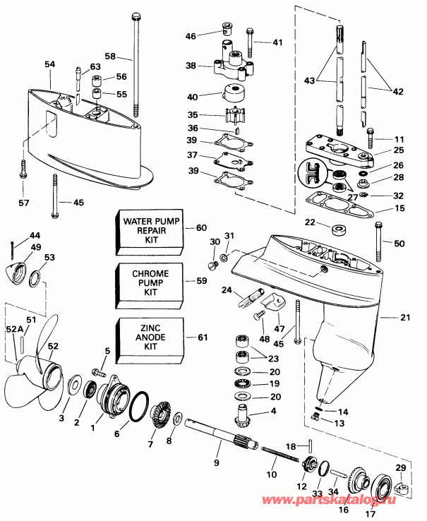 ��������� �������� ����� EVINRUDE BE8RCLT 1998  - arcase